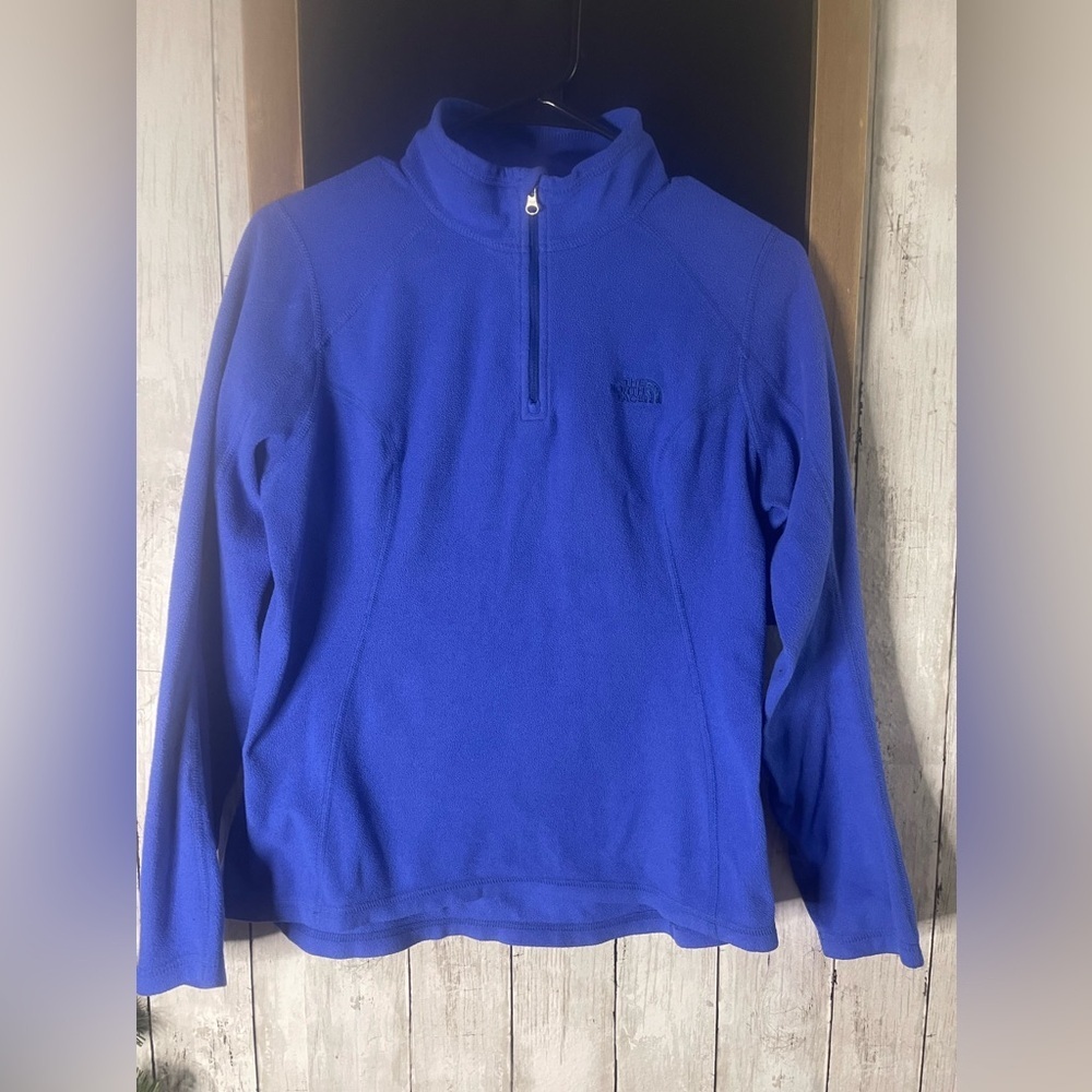 The North Face Womens Size S Fleece 1/4 Zip Pullover Purple